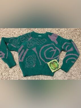 Wicked: For Good Girls Eyelash Knit Glitter Sweater Size: S (6-6X)